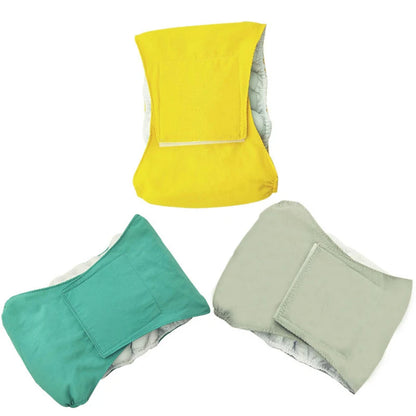 Washable Pet Dog Diapers Males Absorbent Adjustable Puppy Big Dog Physiological Pants for Dogs Reusable Pets Dogs Panties Shorts