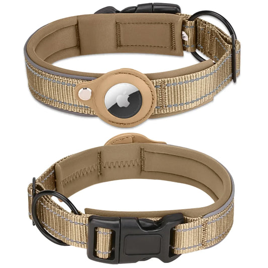 Original Airtag Case Leather Dog Cat Traction Collar for Apple Airtags Location Tracker Pet Anti-Lost Device Dog Accessories
