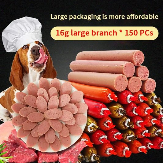 Snacks, Dogs, Ham, Sausage, Chicken, Beef, Duck, Puppies, Adult Dogs.