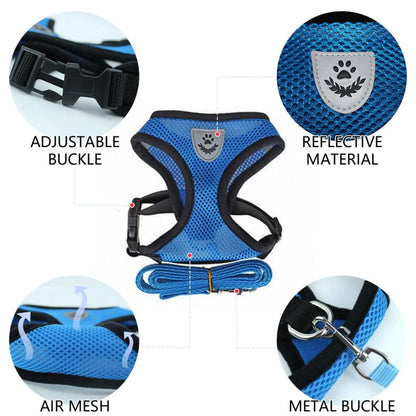  Pet Harness Adjustable Control 